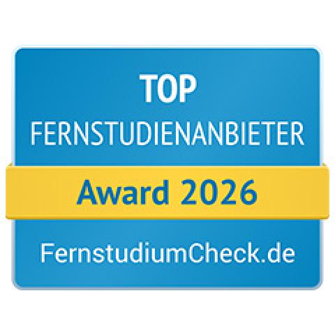 Siegel für Top Fernstudienanbieter in 2026